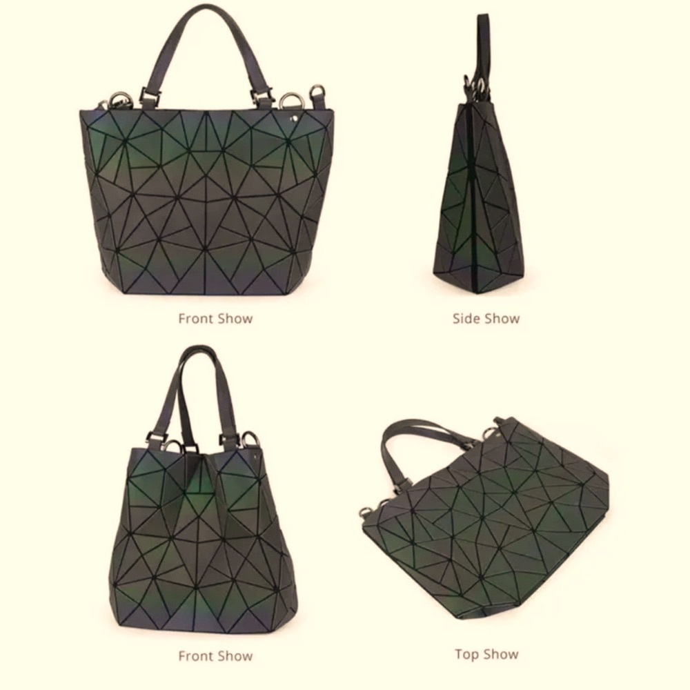 Luminous
Geometric Pattern Tote Bag - Picture 3 of 3
